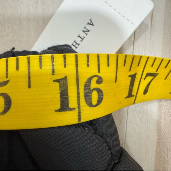 NWT Anthropologie Maeve Quilted Mini Skirt Black Women's Large - Picture 13 of 14